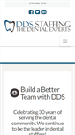 Mobile Screenshot of ddsstaffing.com
