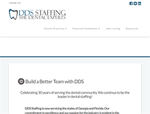 Tablet Screenshot of ddsstaffing.com